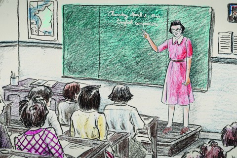 La guerre à hauteur d’enfant cachée, le cahier de Danièle Kahn